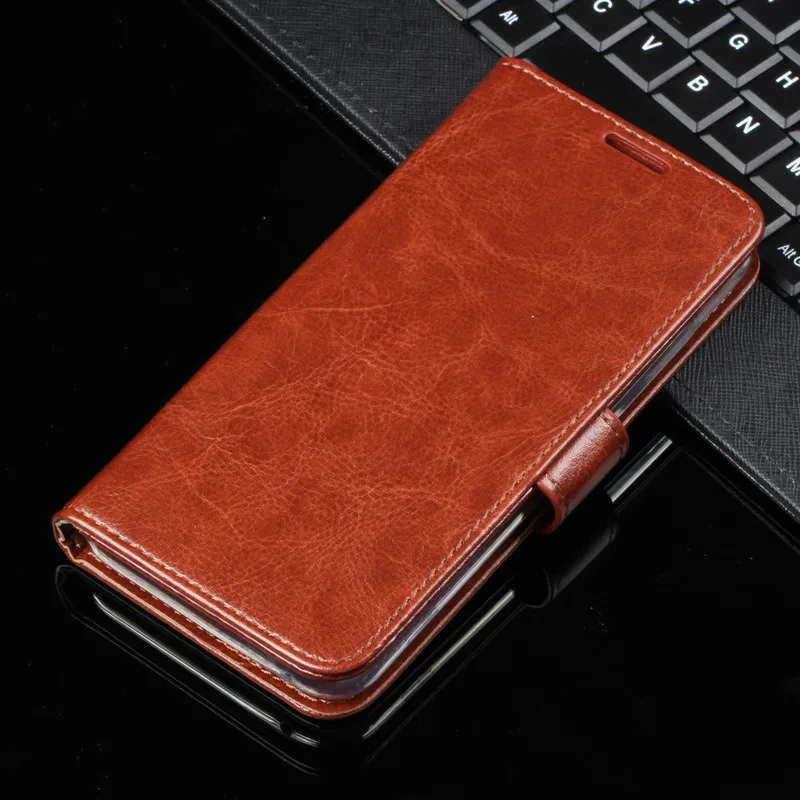 Premium Vintage Leather Flip Cover For OPPO Realme C2 / A1K Case Wallet Book Folio KickStand Card Photo Handmade Phone Bags