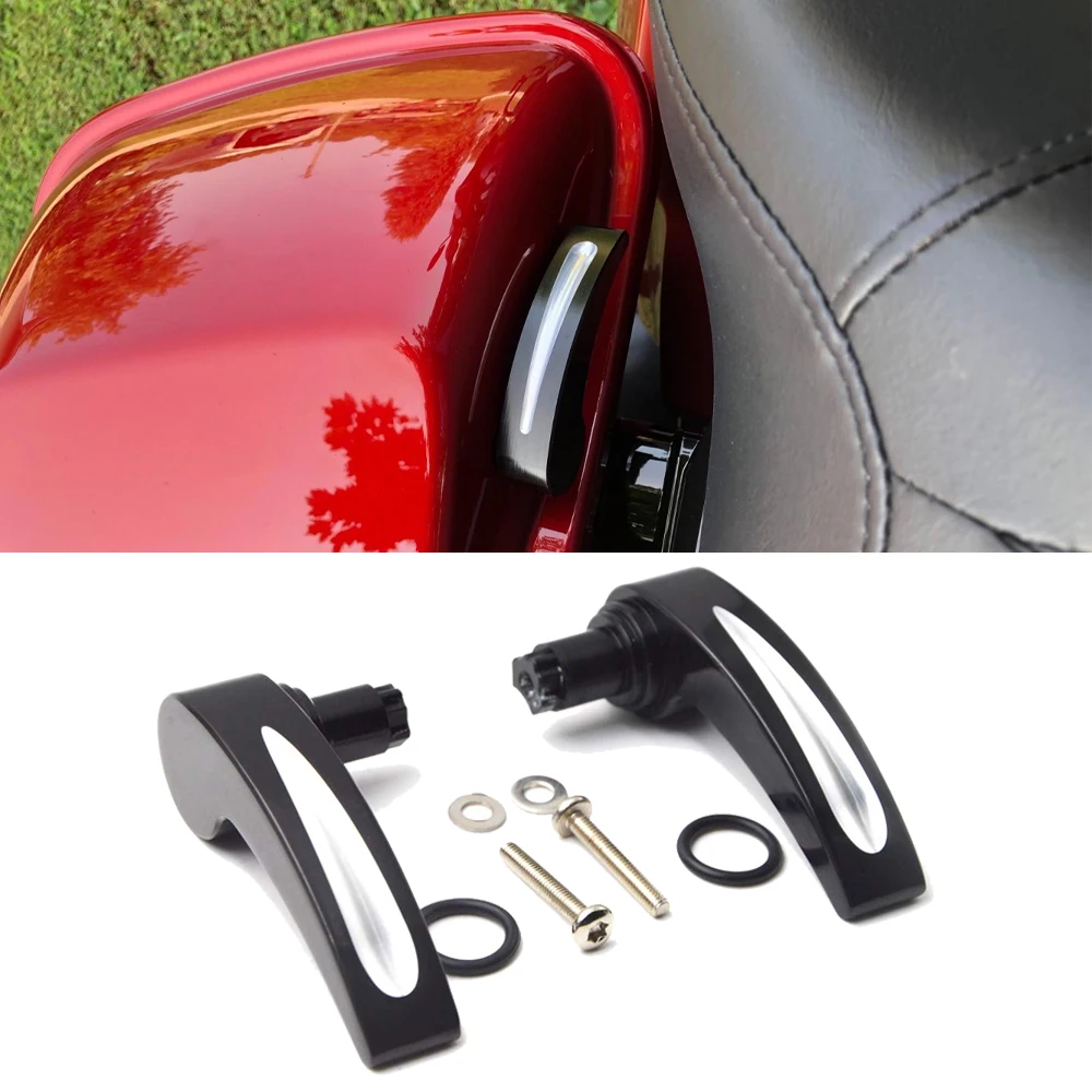 Black Saddlebag Lid Lifters Deep Cut For Harley FLHTKSE FLHX Electra Road Glide 2014 2015 2016 2017 2018 Black Saddlebag Lid Lifters Deep Cut For Harley FLHTKSE FLHX Electra Road Glide 2014 2015 2016 2017 2018