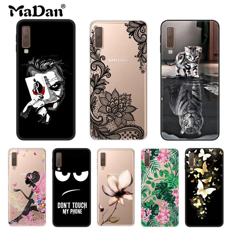 

Cover For Samsung galaxy A7 2018 Case 6.0" Soft silicone case Protective Phone Cases for Samsung A7 2018 A730 A730F Cool Cover