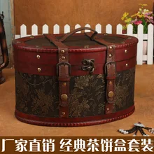 Урожай чая торт ящик для хранения , чтобы сделать старый деревянные ящики чай упаковки творческий кэдди могут быть настроены
