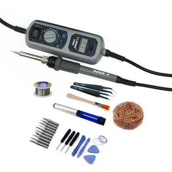 

SAIKE 908D Portable Adjustable Constant Temperature Electricity Soldering Iron Soldering Station Welding Tools 60W Auto Sleep