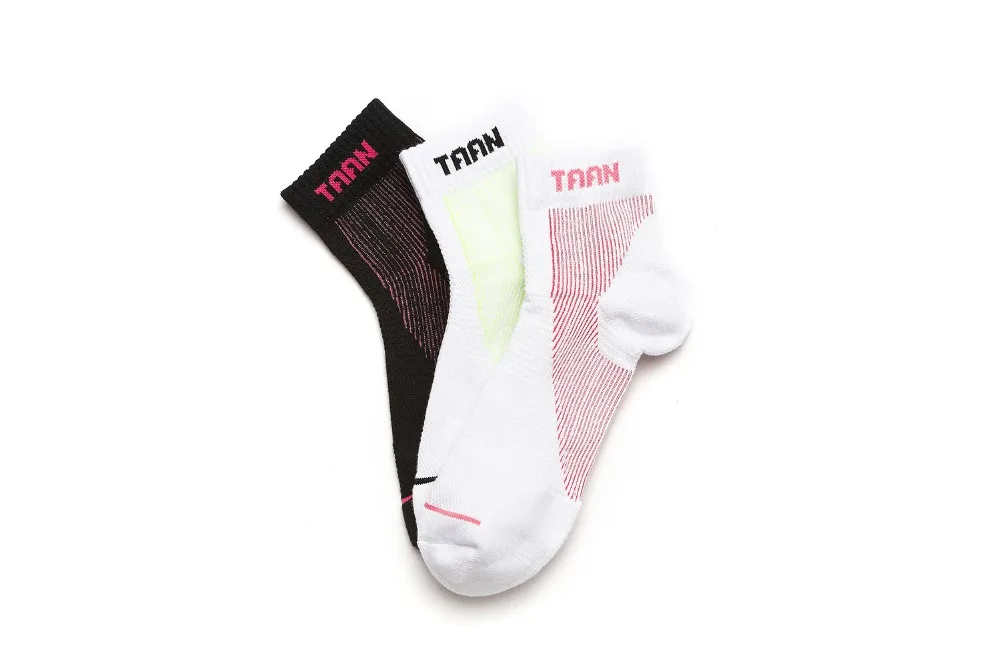 1 пара TAAN женские носки нескользящие бадминтон теннис спортивные носки до колена хлопковые носки T-128