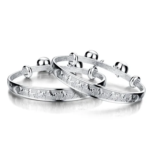 

Baby style.fashion Sterling silver bracelet for baby;bracelet jewelry.baby accessories;Hot style!!olid 925 silver bracelet