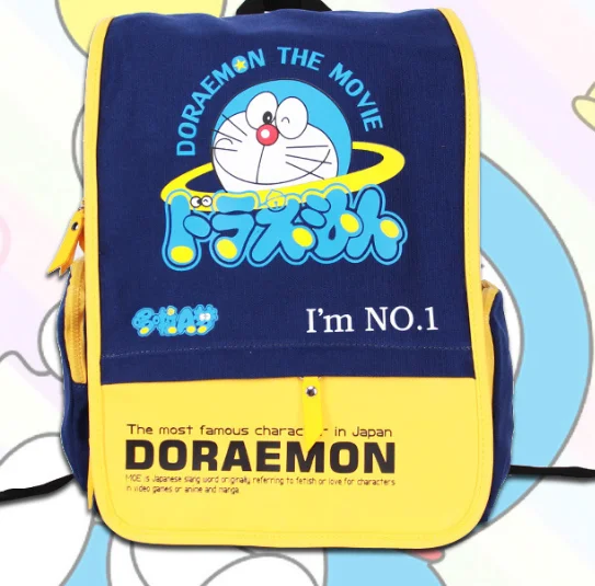 2017 Cartoon Doraemon Canvas Backpack School Bags For Boys Backpack Bookbag Teenagers Printed Double Shoulders bookbags-for-girls : image 2017 Cartoon Doraemon Canvas Backpack School Bags For Boys Backpack Bookbag Teenagers Printed Double Shoulders bookbags-for-girls