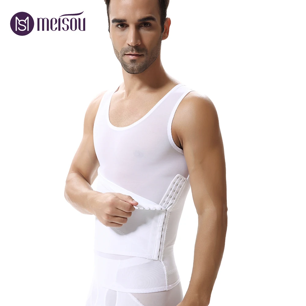 

Meisou Men Shaper Vest Slimming Tummy Belly Slimming Sheath Waist Girdle Shirt Shapewear Underwear Body Shaper Men Briefs Corset