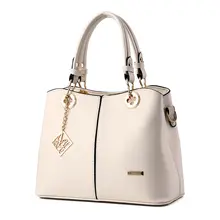 2017 New Big Bag Female Temperament Sweet Lady Fashion Handbag Messenger Girl Soft Leather Top-handle Shoulder Bag