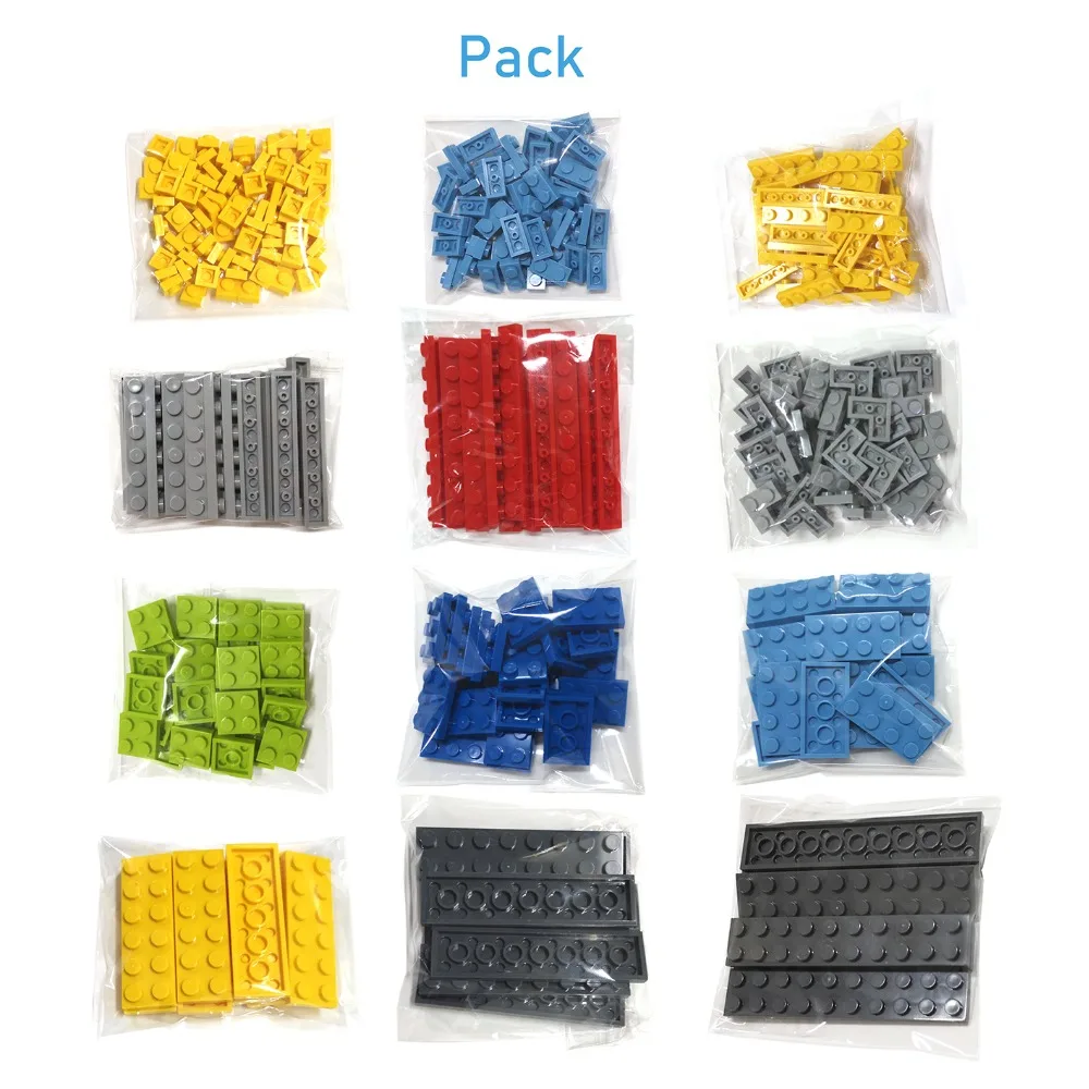 20pcs DIY Building Blocks Thin Figures Bricks 4x6 Dots 12Color Educational Creative Compatible With Brand Toys for Children 3032 4