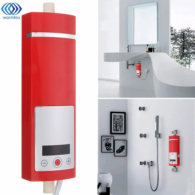 

5500W Digital Display Instant Electric Hot Water Heater Intelligent Temperature Control Touch Type Shower Room New Upgrade