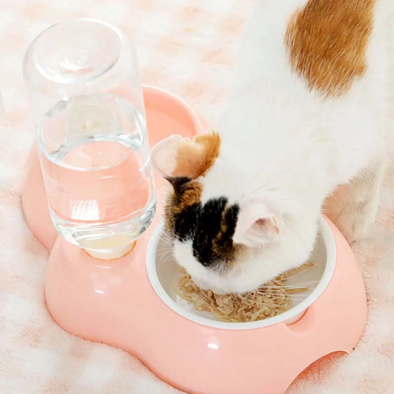 

Cat Dog Pet Water Fountain Pet Bowl Cat Drinking Feeding Flower Water Dispenser Petsafe Drink with Filters Pet Water Fountain