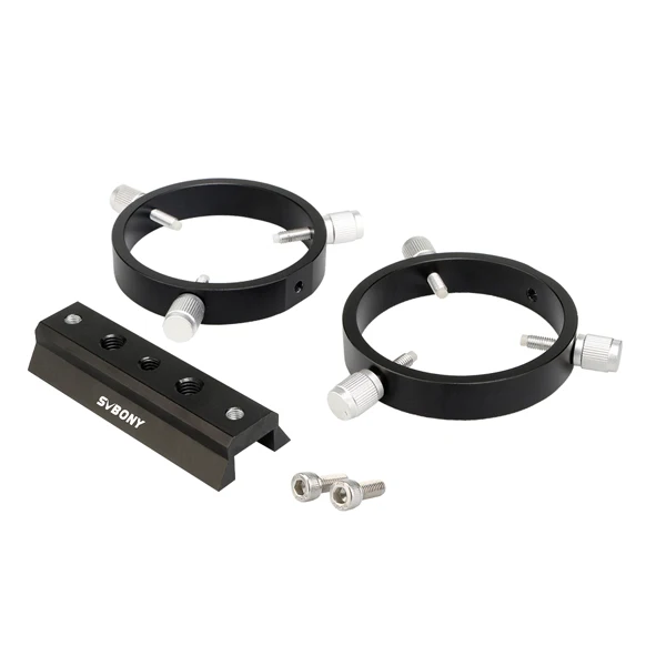 Escopo para Diâmetro do Tubo Kit de Anel 43mm a 70mm com Ideal Par para Astrofotografia Svbony Guiando Telescópio Finders F9187 Sv116 ou 5 43mm a 70mm com ideal par para astrofotografia f9187