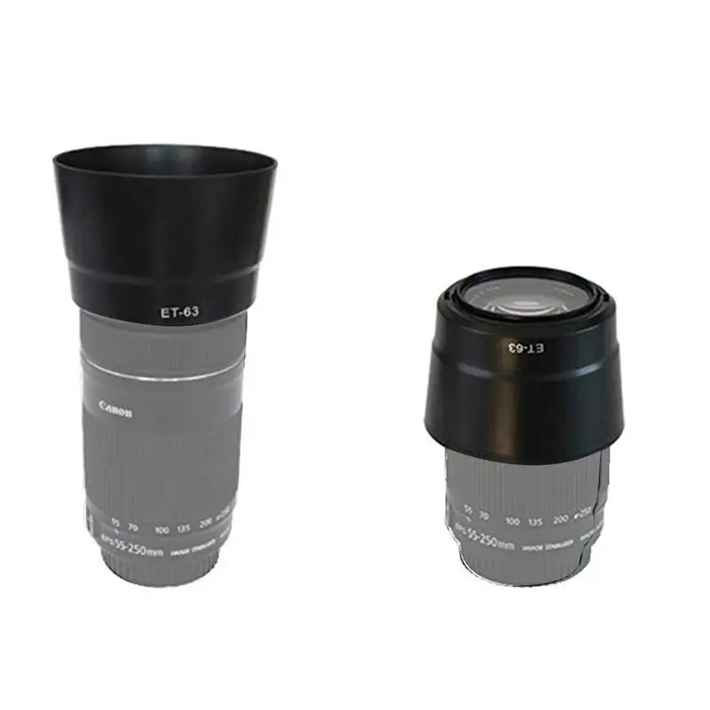 Фотобленда для Canon ET 63 55 250 мм f/4 5 6 STM 58 750D байонетная бленда|Бленды| |