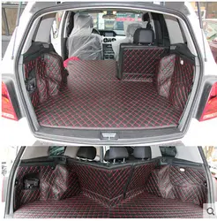 Хорошие коврики! Специальные материалы ствола для Mercedes-Benz GLK 250 2015-2013 водонепроницаемый кожа ковры для MB GLK 250 2014, бесплатная доставка