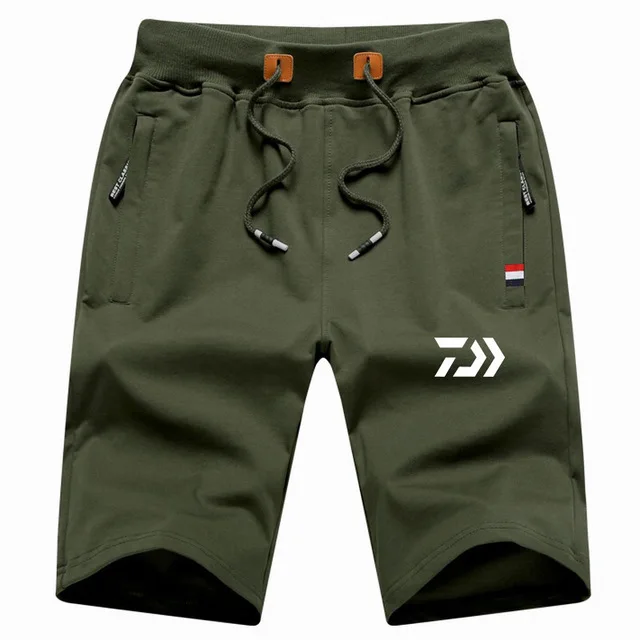 Drop Shipping M-5XL Daiwa Big Size Men Fishing Short Pant Summer Outdoor Hiking Climbing Sports Pants Fishing Clothing Trousers - Цвет: 04