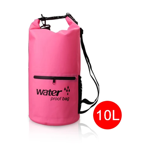 10LPink YOUGLE 10L 20L Водонепроницаемый реки походная сухой мешок рюкзак для плавания плавающая байдарках Рыбалка - Цвет: 10LPink