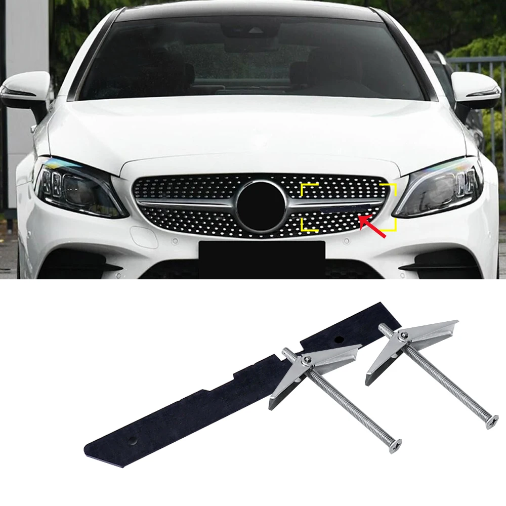 

Car Sticker Front Badge Sticker Car Grill Sticker For AMG Mercedes W212 W163 W204 W202 W211 W210 W203 GLA GLC GLE GLK CLA ML