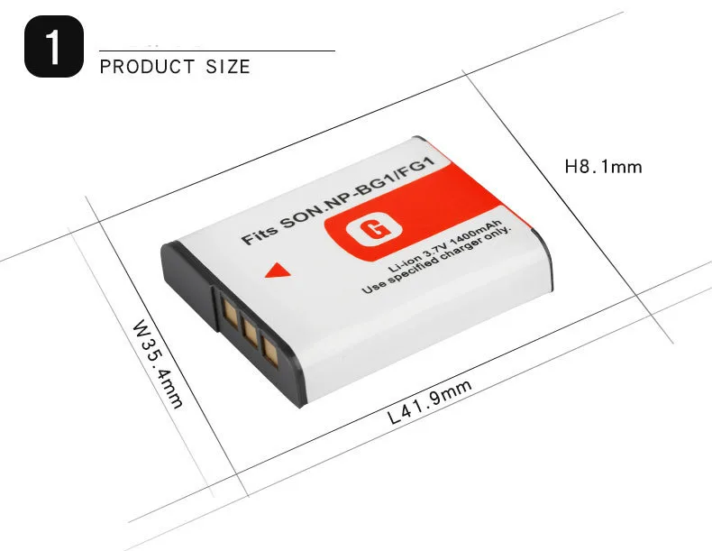 Dinto 2 шт. 1400 мА/ч, NP-BG1 NP-FG1 NPBG1 NPFG1 NP BG1 NP FG1 Перезаряжаемые Камера Батарея для sony комплектующие фотоаппарата sony DSC H3 H5 H7 W70 W80 WX1