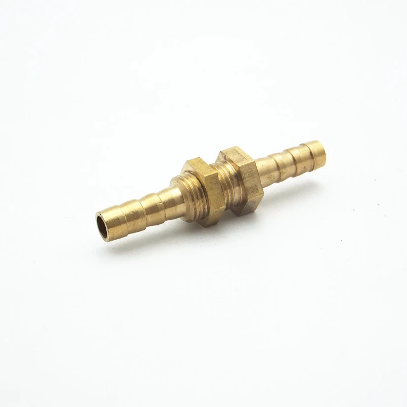 Details about   3pcs Brass Bulkhead Fitting Barb Hose Tube Connector Fuel Water Air L0Z1 