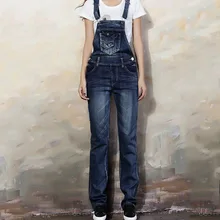 Женские джинсовые комбинезоны модные милые женские джинсовые брюки хлопок ремни комбинезон джинсы плюс размер высокие комбинезоны с талией брюки Z502