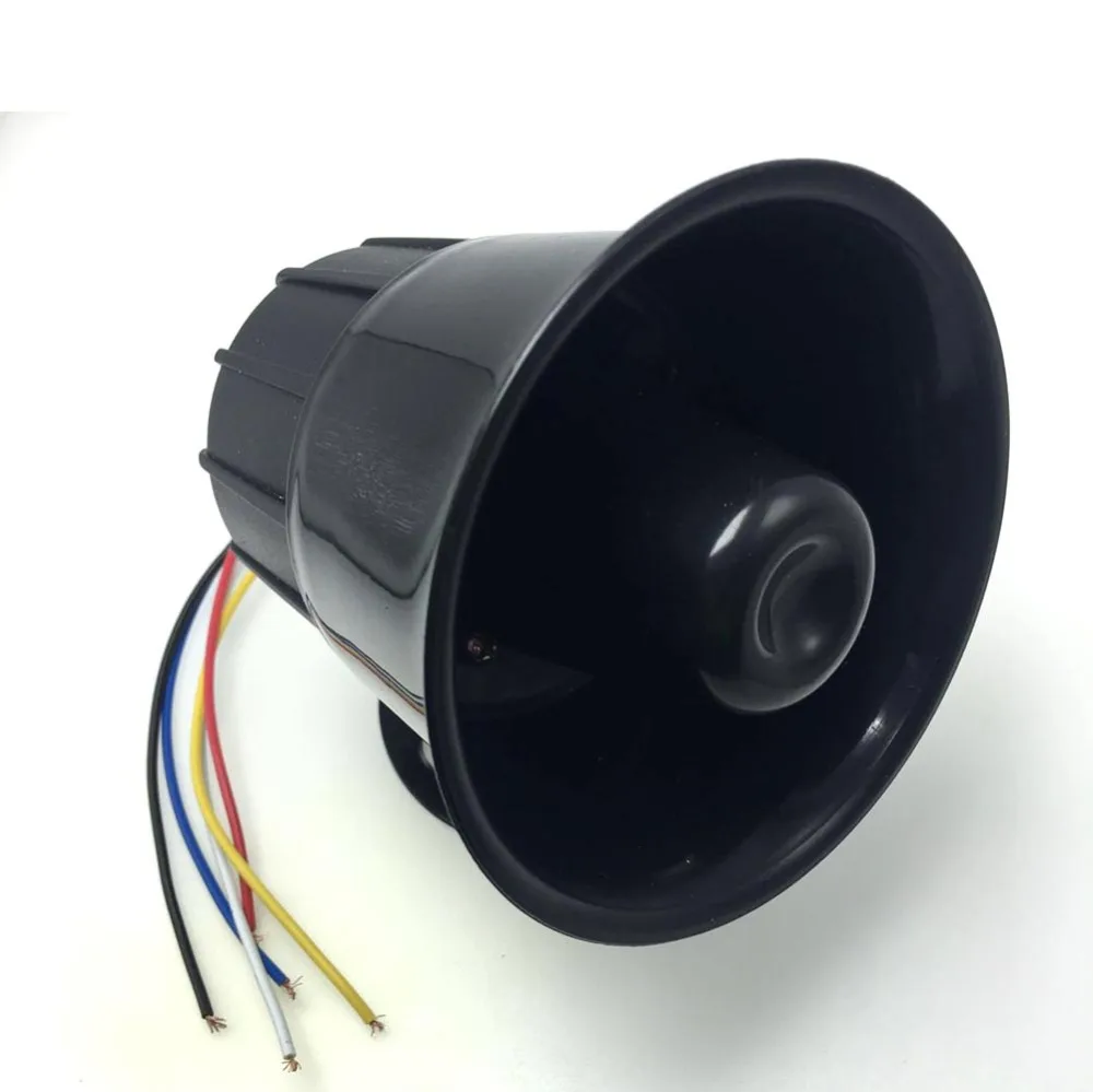 108db 12V 24V 36V Reverse Backup Warning Turn Left Turn Right Reverse Alarm Beeper Reverse Speaker horn 5wire Three in one Horn