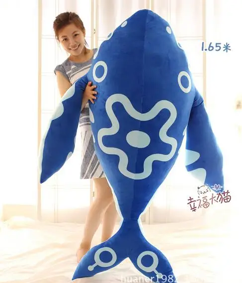  80cm DOTA 3D King of glory top Games Mounts large carp plush toy So Cool New Arrival