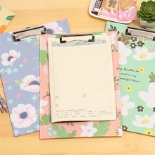 1 шт., Корейская креативная папка, Студенческая бумага, WordPad, мультяшная папка А4, папка для записей