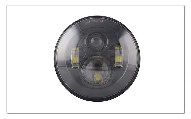  7 LED Headlight For Harley Davidson MOTORCYCLE CHROME PROJECTOR DAYMAKER HID LED LIGHT BULB Jeep Wrangler LED Headlamp  (1)