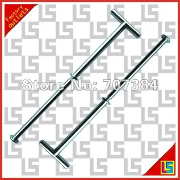 

Free shipping- 2 tiers old-T-shaped cake stand rods/ cake plate handles-silver finish