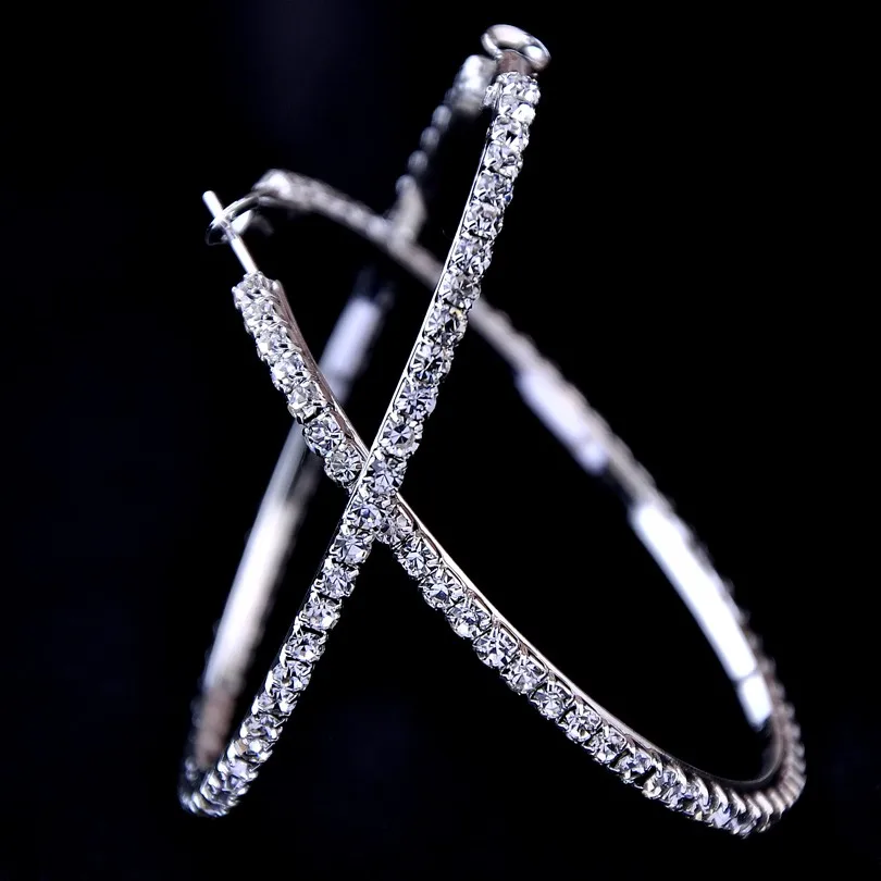 2016-New-30-100mm-Crystal-CZ-Large-Hoops-Earrings-Paparazzi-Basketball-Wives-Hiphop-Earrings