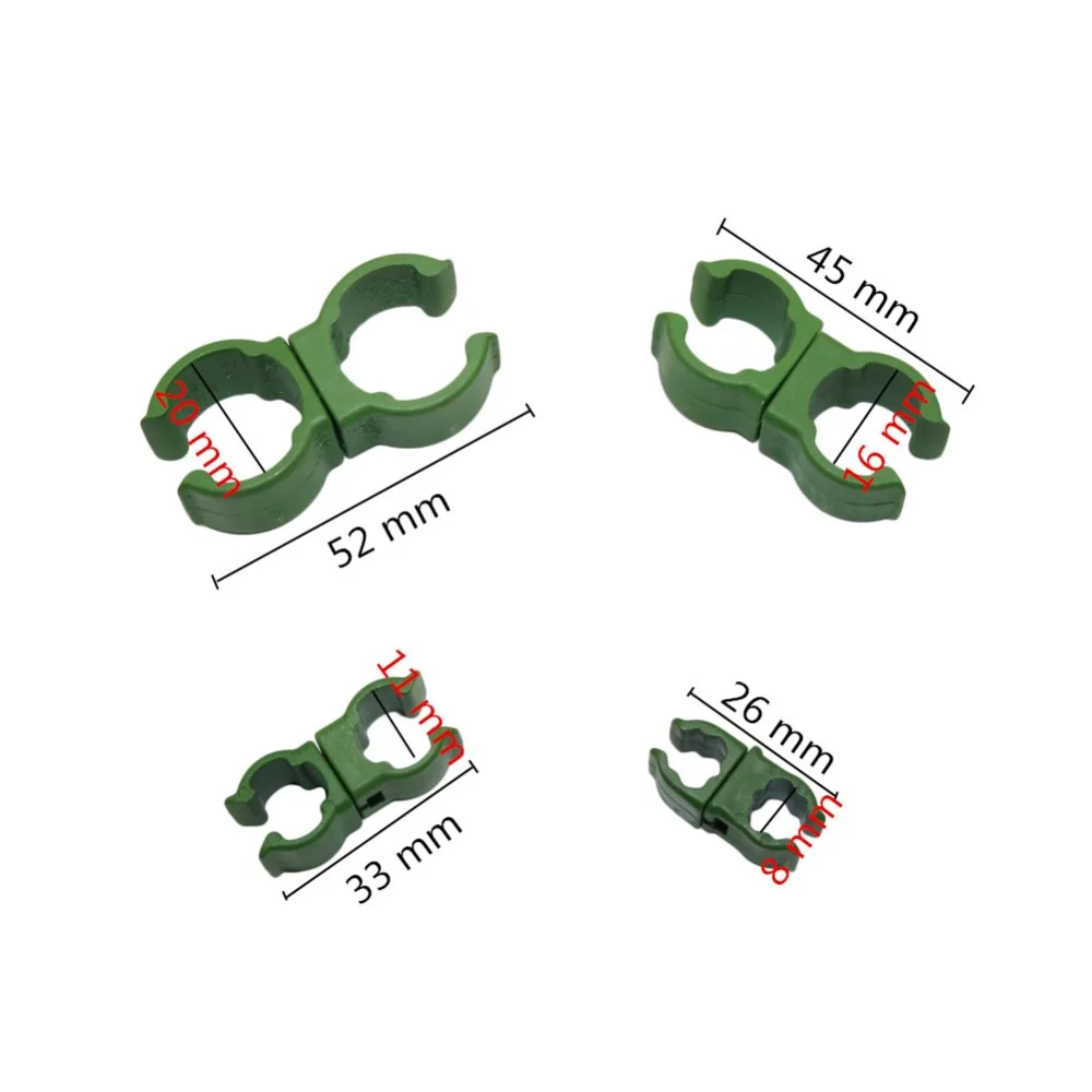Plastic Plant Clips Plastic Plant Supports Plant Clips Plant Support Connector 10 Pcs Plant Support Plastic Fastener Gardening Pillars Fixed Clamp Adjustable 360 Degree Rotating