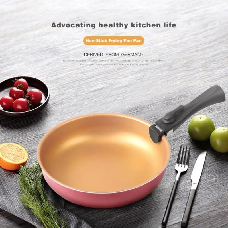

1pc Outdoor Camping Picnic Non-stick Pan Frying Pan Kitchen Cooking Tackles Cooking Oven Flat Bottom Cookware Gas Induction Cook