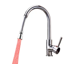 360 градусов Поворот без батареи водопроводный кран аэратор красный светящийся Душ Светодиодный свет