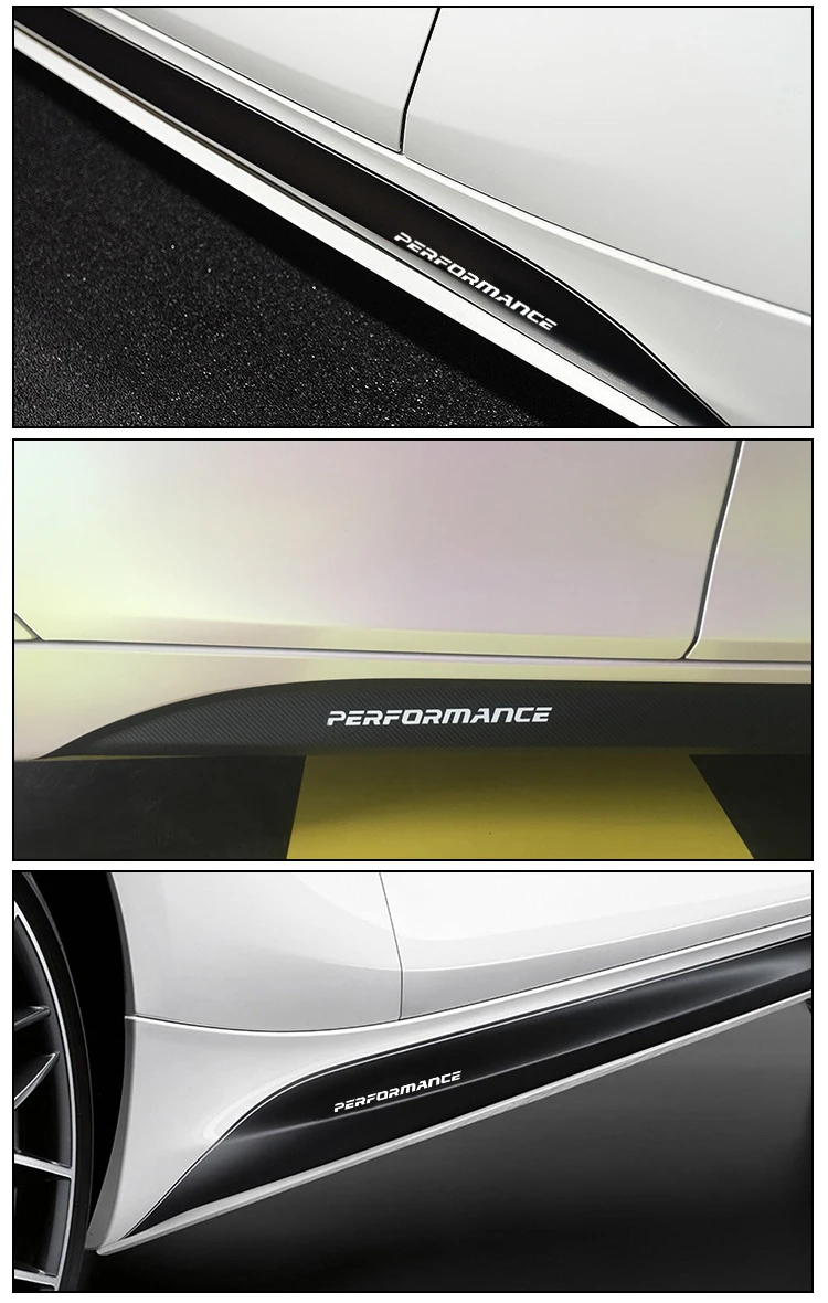 2 шт. сбоку юбка подоконник наклейка гонки полоса виниловые наклейки для BMW G30 5 серия- M производительности наклейки