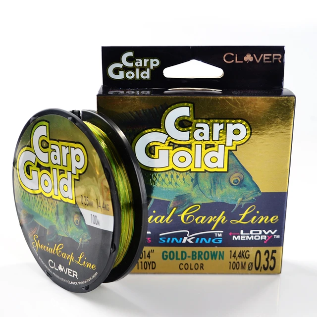 Nylon Fishing Line - 100m 8lb-63lb Carp Fishing Line Nylon Gold-brown Lure  Linha - Aliexpress