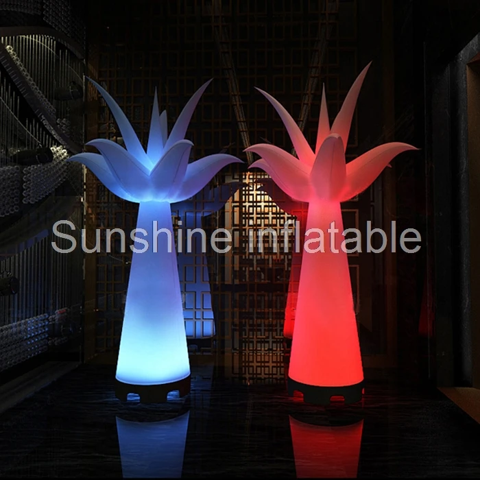 

2016 hot selling led lighting inflatable palm tree for wedding decorations, party lighting decoration inflatable coconut tree