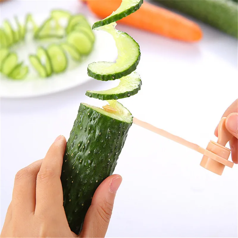 

New 1PC Magic Potato Cutter Carrot Spiral Slicer Cutting Models Kitchen Cooking Tools Fruit Vegetable Curlers Knives Accessories