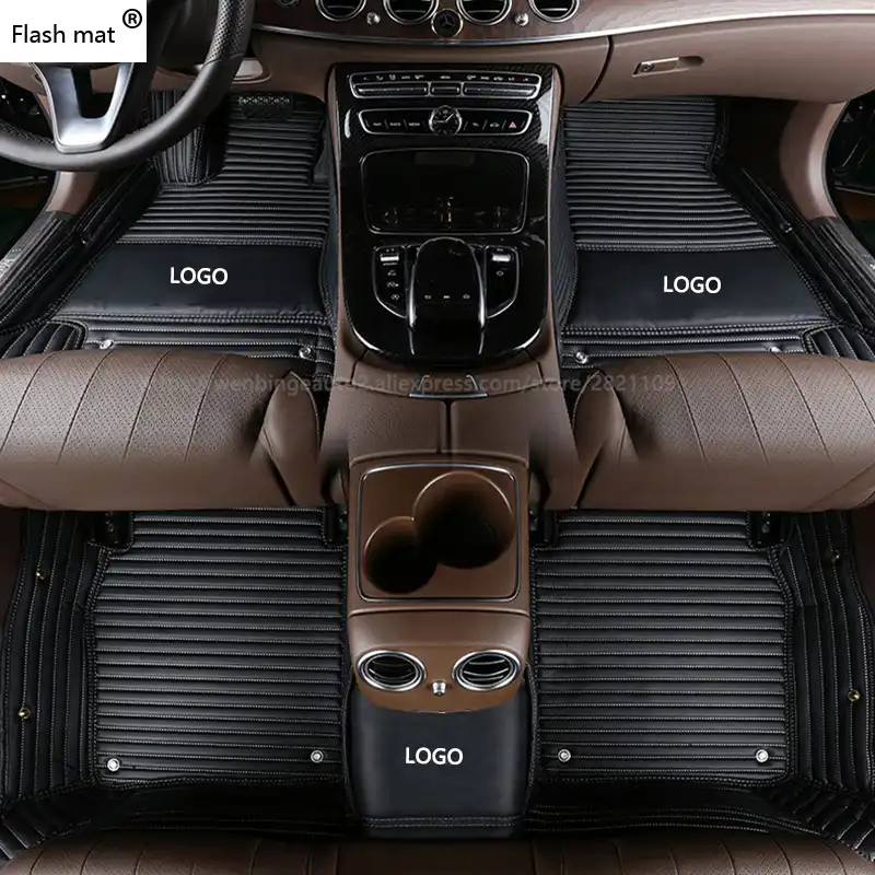 Flash Mat Logo Car Floor Mats For Tesla Model 3 Model S Model X