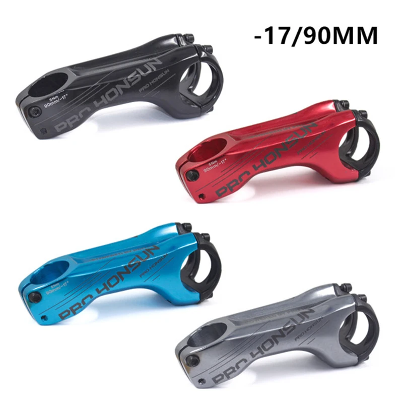 

2019 new Bicycle stem 31.8 * 28.6mm before MTB stem riser 90mm 7/17 degree road bike mtb handlebar Al Alloy CNC DH / AM / XC