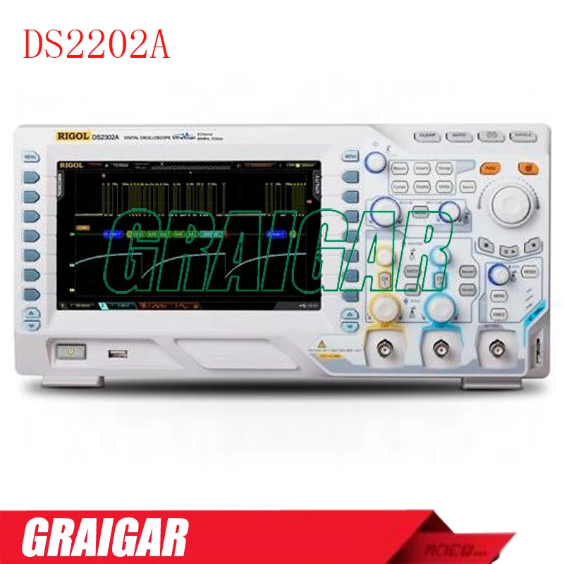DS2202A 200 МГц, 2 канальный цифровой осциллограф