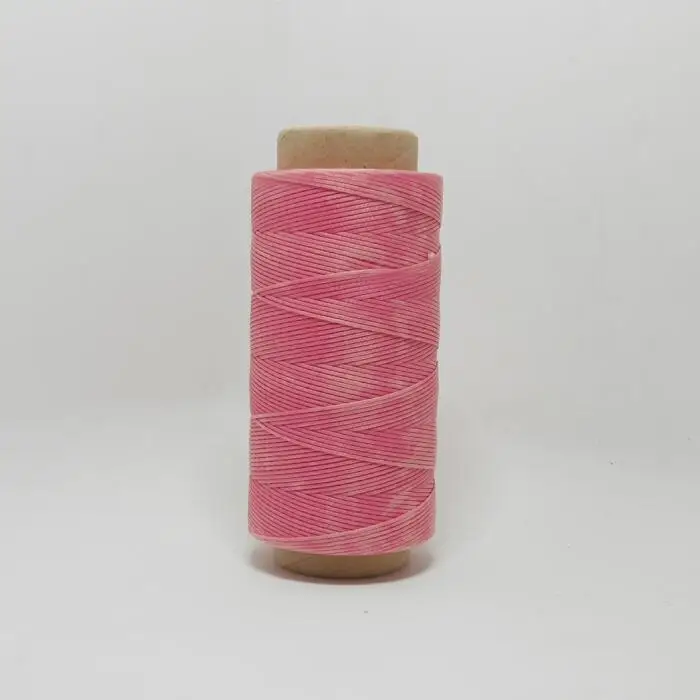 170M x 1.0MM deep pink polyester waxed thread Braided String DIY hand
