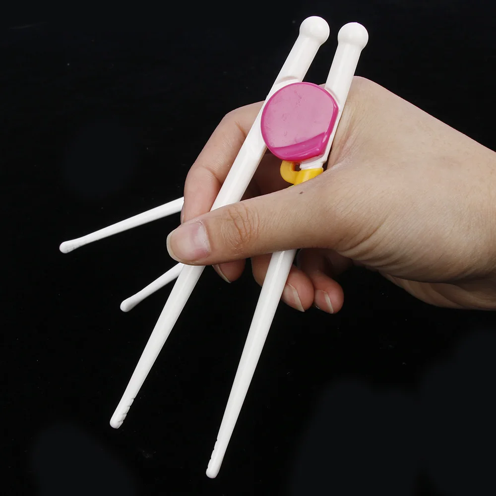 

Chopsticks for Sushi Baby Kids Cartoon Food Sticks Easy Use Fun Learning Training Helper Dishes Dinner Game Kitchen Accessories