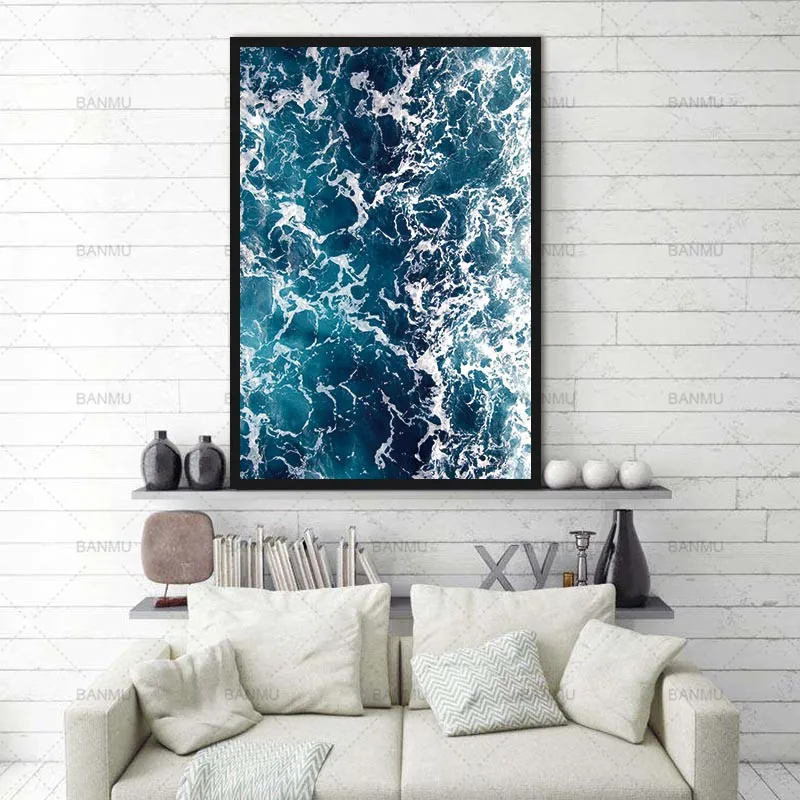 

Modular pictures Decoration for living room wall art Seascape Landscape Canvas Painting new arrivals morden print Without Frame