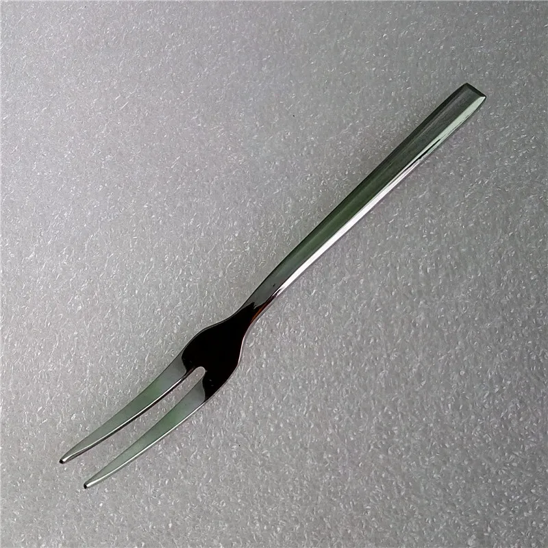 

Perfect 15.7cm Length Stainless Steel Metal Small Mini Fruit Fork Fruit Salad Dessert Coffee Tea Ice-cream Fork