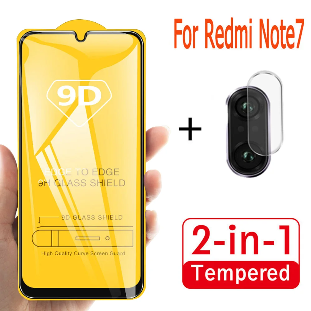 2-в-1 Камера Защитная пленка для телефона Redmi Note 7 8 Pro 7A закаленное Стекло Экран Защитная Стекло на Redmi Note 7 8 Pro Стекло