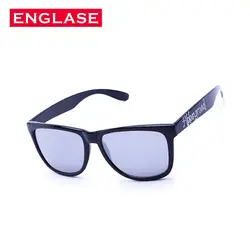 ENGLASE Для мужчин солнцезащитные очки TR90 модные очки мужские черные Солнцезащитные квадратные человек Серый объектива Солнцезащитные очки