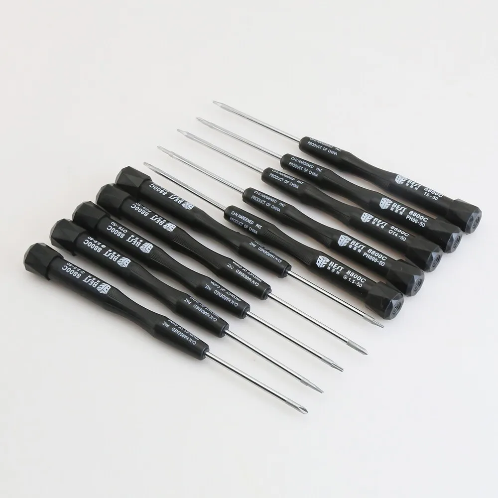 BST 8800C Precision Cross Head Phillips Torx 10 в 1 Набор отверток для ноутбука Macbook Pro Samsung инструмент