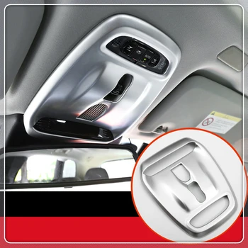 

For Volvo S90 V90 2017 2018 2019 / XC40 2018 - 2020 Interior Front Roof Reading Light Lamp Cover Trim ABS Matte Auto Accessories