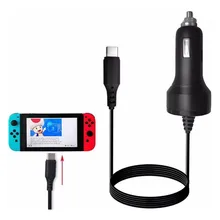 Автомобильный Зарядное устройство 5 V 2.4A Тип usb-C адаптер для зарядки Для nintendo Switch NS NX