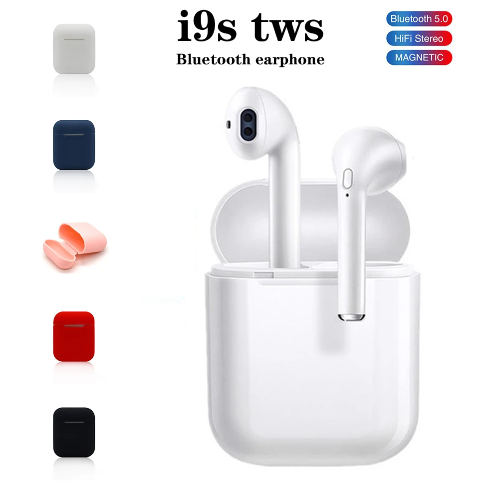 Bluetooth беспроводная гарнитура наушники I9s Mini TWS двойные подходит для всех