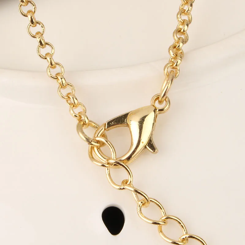 New Women Classical Large Round Circle Statement Pendant Necklace Bib Choker