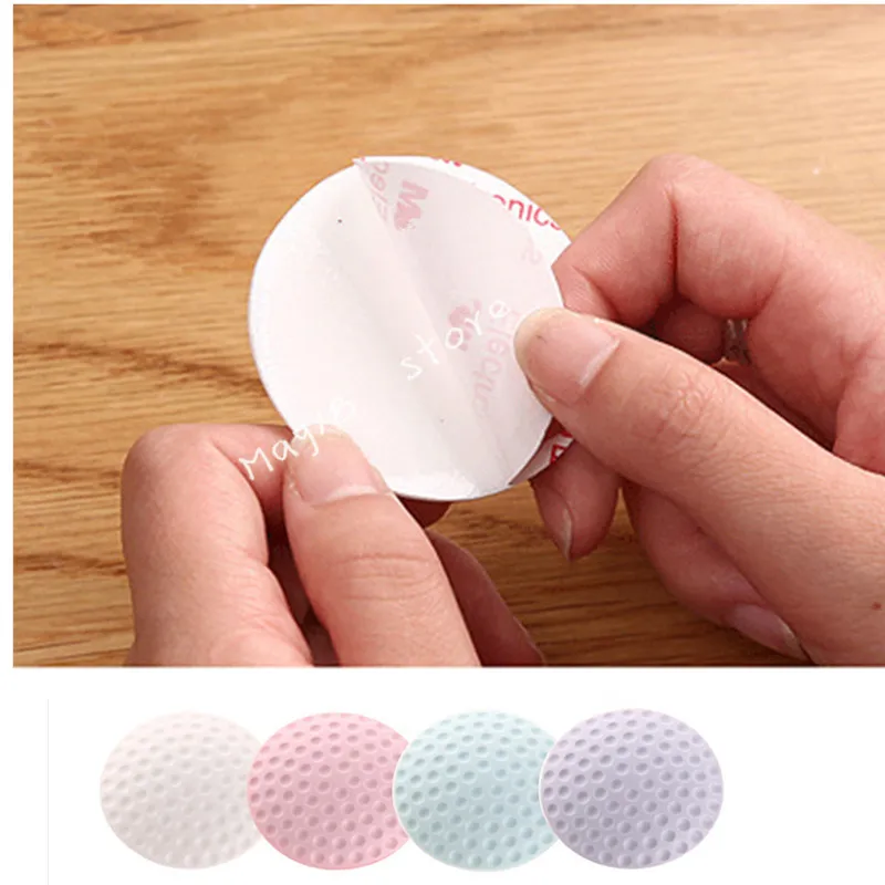 

4PCS Thickening Mute Golf Modelling Rubber Fender Handle Door Lock Protective Pad Anti-collision Rubber Door Handle Lock